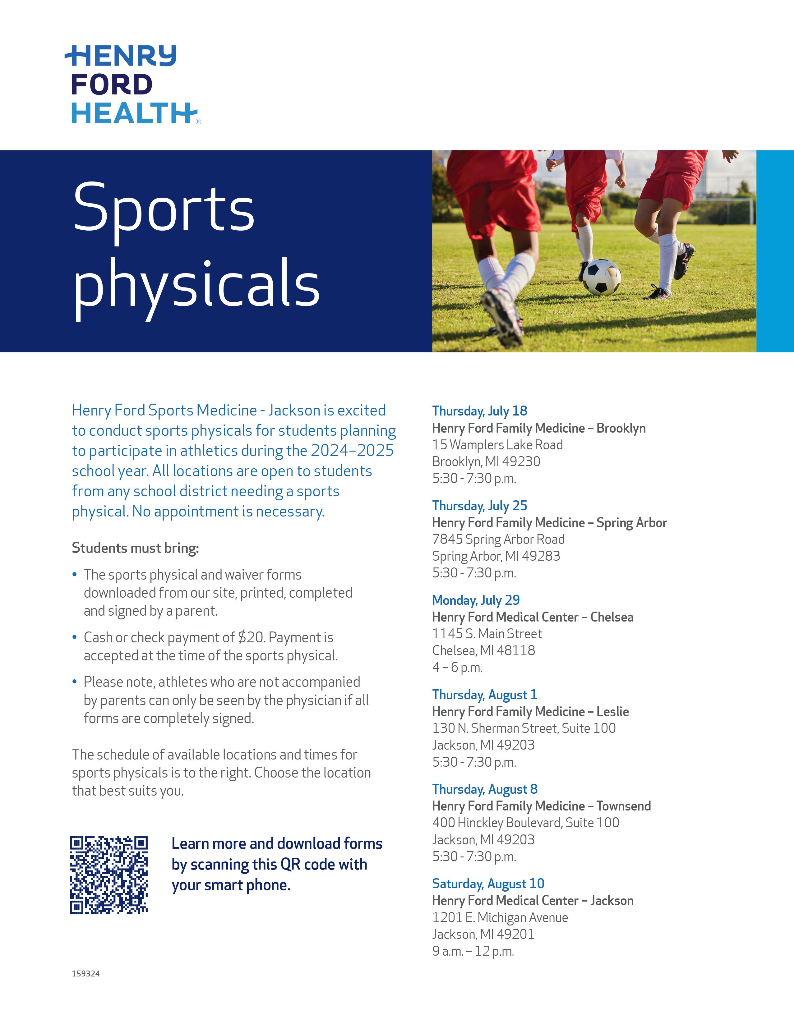2024 Sports Physicals